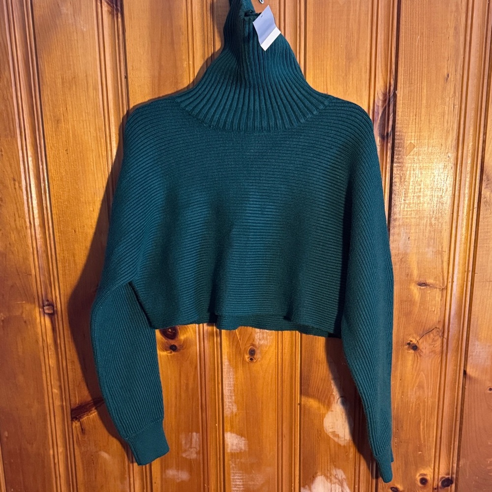 House of Harlow 1960 Teal Turtleneck Sweater